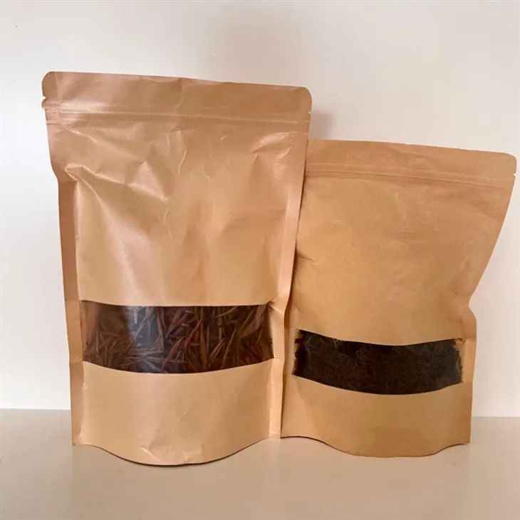 Kantong Stand-up Dengan Windows